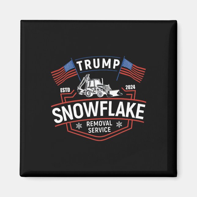 Íman Trump's Snowflake Service Presidente Trump (Frente)