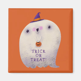 Íman Truque de Decoração Halloween ou Tratar Fantasma B