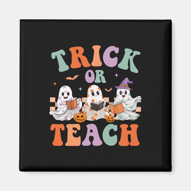 Íman Truque De Halloween De Grooven Ou Ensino De Fantas (Frente)