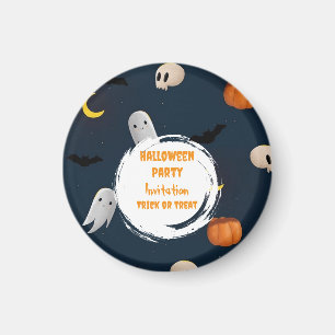 Íman Truque ou tratamento de Festa de Halloween Bonito