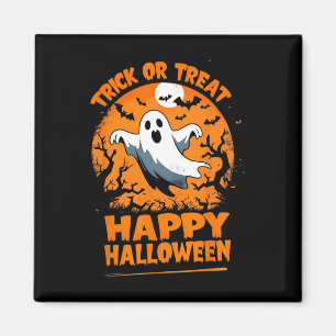Íman Truque Ou Trate O Feliz Halloween Ghost Costume Di