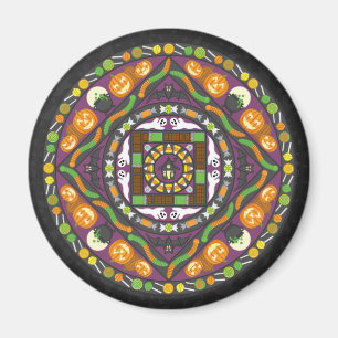 Íman Truques e ameaças Mandala Magnet