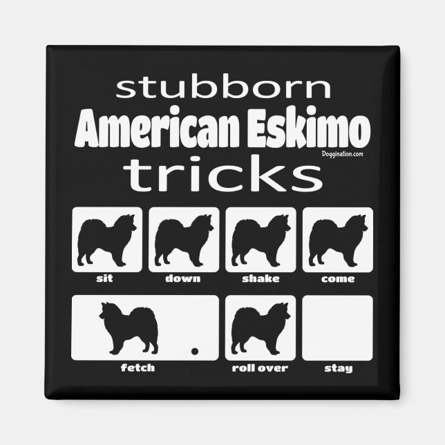 Íman Truques Eskimo Americanos Stubborn (Frente)