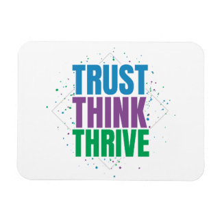 Íman Trust Think Thrive – Motivational Quote Design