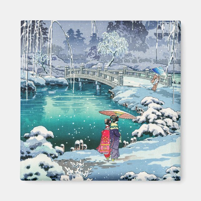 Íman Tsuchiya Koitsu - Neve Primavera em Maruyama (Frente)