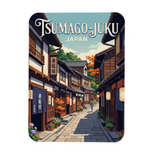 Íman Tsumago, Japão, viela Japão