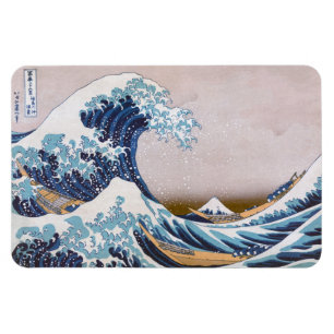 Íman Tsunami Grande Onda ao largo da costa de Kanagawa 