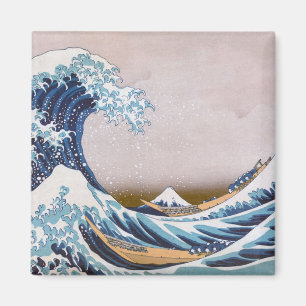 Íman Tsunami Grande Onda ao largo da costa de Kanagawa 