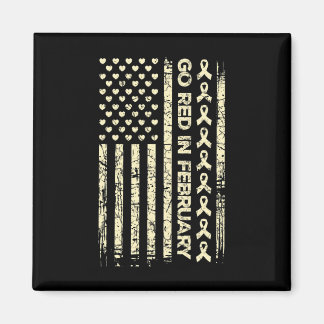 Íman Tu Red Ribbon Heart Disease Awarness Dott America