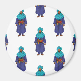 Íman Tuareg Man Pattern marroquino