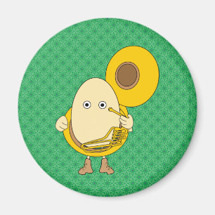 Íman Tuba Player Egghead