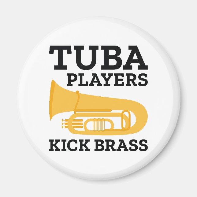 Íman Tuba Players Kick Brass (Frente)