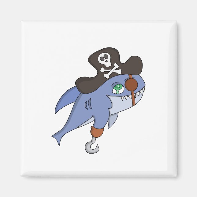 Íman Tubarão Pirata (Frente)