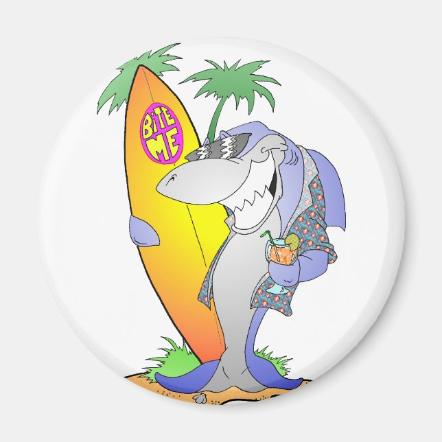 Íman Tubarão surf (Frente)