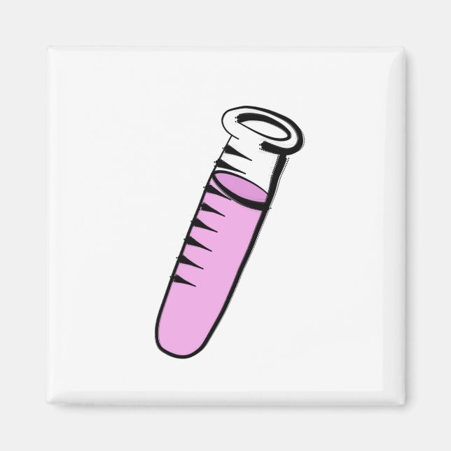 Íman tubo de ensaio (Frente)