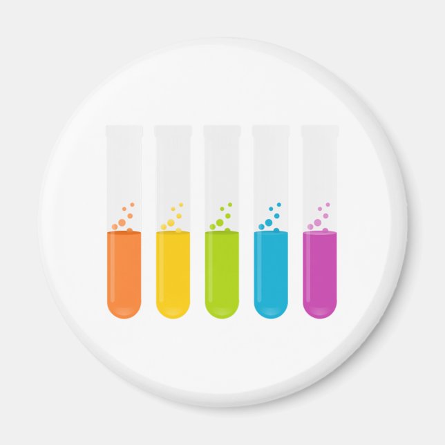 Íman Tubos de Teste de Ciência da Química (Frente)