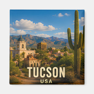 Íman Tucson Arizona Deserto Montanha Viagem Lembrança