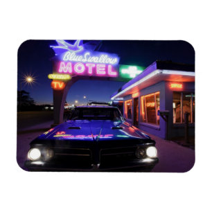 Íman Tucumcari, New mexico, os Estados Unidos. Rota 66