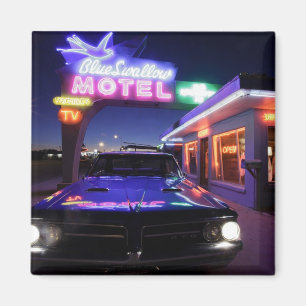 Íman Tucumcari, New mexico, os Estados Unidos. Rota 66