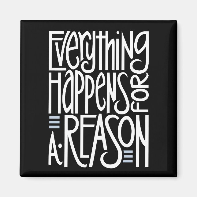 Íman Tudo acontece com o ímã negro (Frente)