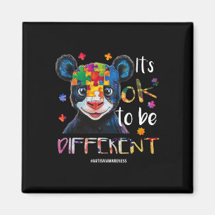 Íman Tudo Bem Ser Diferente - Panda de Conscientização