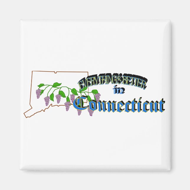 Íman Tudo é melhor no Connecticut Magnet (Frente)