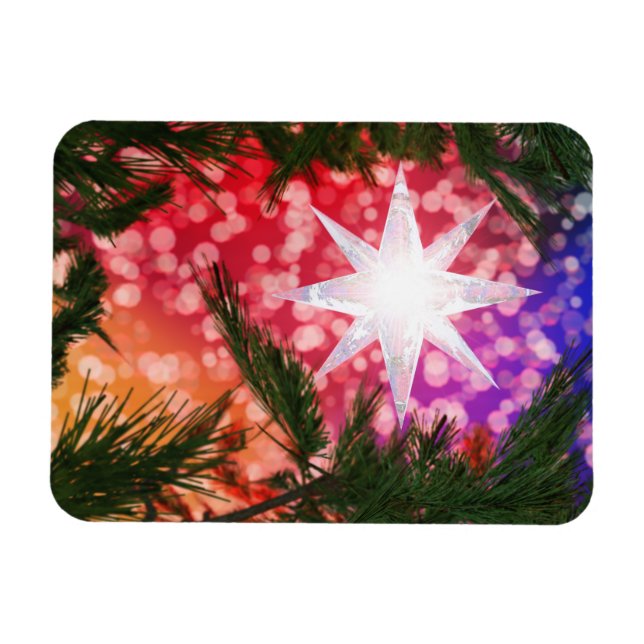 Íman Tudo é um belo e flexível ímã de Natal (Horizontal)