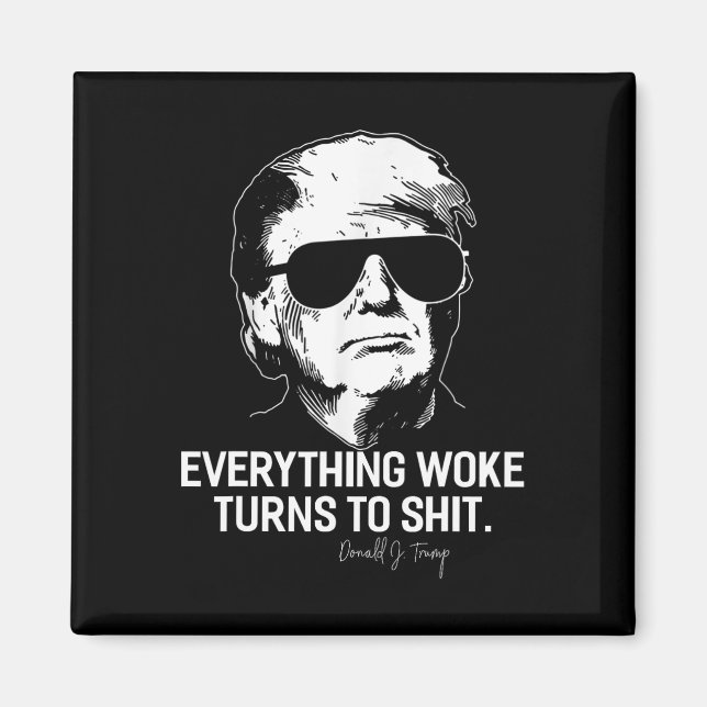 Íman Tudo engraçado Trump Woke se transforma em polític (Frente)