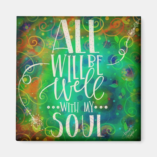 Íman Tudo está bem com a minha alma (Frente)