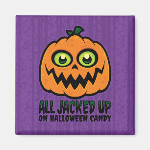 Íman Tudo levantado no Halloween Candy Jack-O-Lanterna