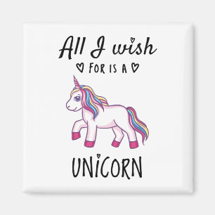 Íman Tudo o que desejo é um Unicórnio