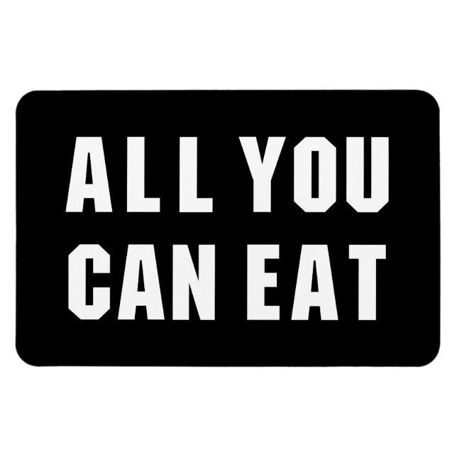 ÍMAN  TUDO O QUE VOCÊ PODE COMER (Horizontal)