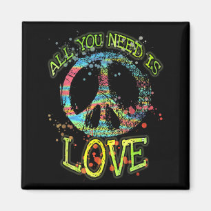 Íman Tudo Que Você Precisa É De Amor Hippie