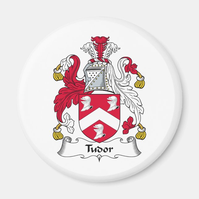 Íman Tudor Family Crest (Frente)