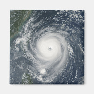 Íman Tufão Longwang que aproxima Formosa