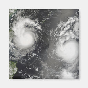 Íman Tufão Saomai e tempestade tropical Bopha