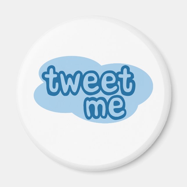 Íman tuíte-me (twitter) (Frente)