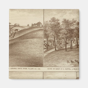 Íman Tulare Co ranches, escritórios