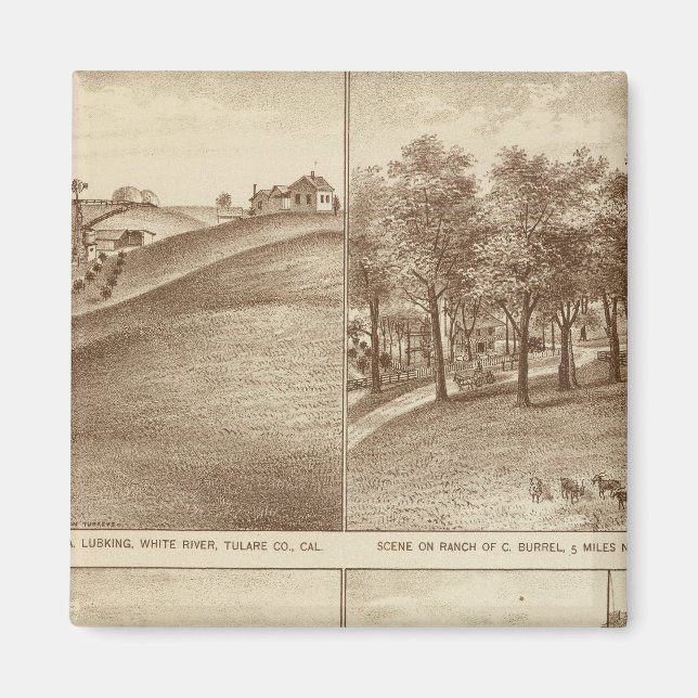 Íman Tulare Co ranches, escritórios (Frente)