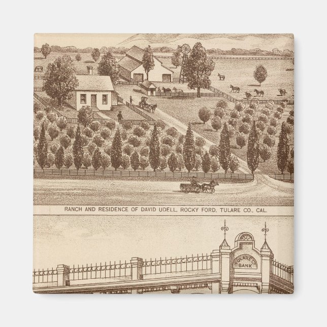 Íman Tulare County Bank (Frente)