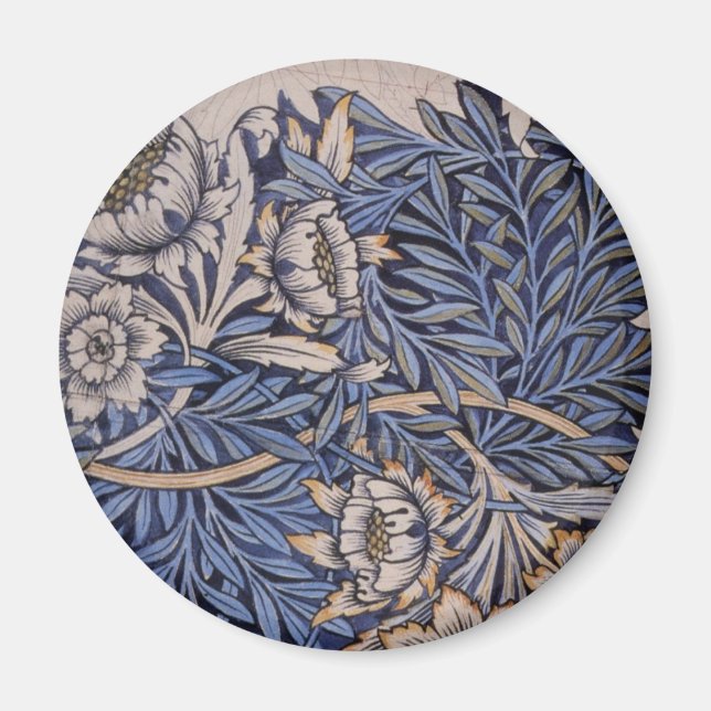 Íman Tulip e Willow por William Morris (Frente)