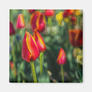 Íman Tulip Garden Texturizado