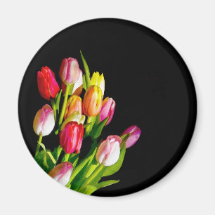 Íman Tulip Painting - Arte Flor Original