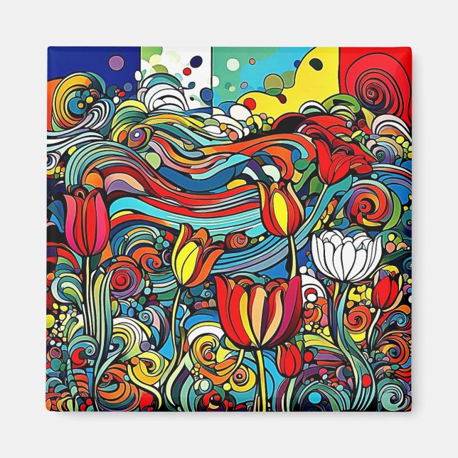 Íman Tulipa 3 (Frente)