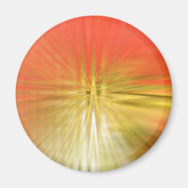 Íman tulipa vermelha abstrato (Frente)