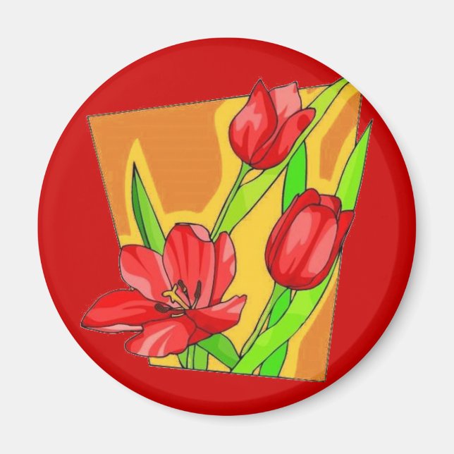 Íman Tulipas (Frente)