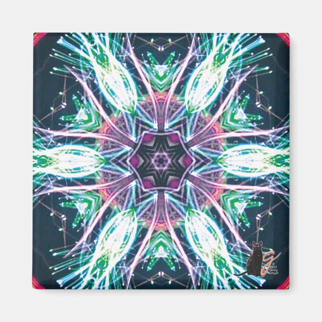 Íman Tulipas Caleidoscópio (Frente)