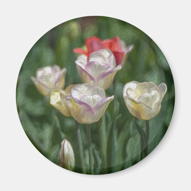 Íman Tulipas de Pastel (Frente)