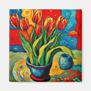 Íman Tulipas no vaso