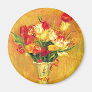 Íman Tulipas por Pierre Renoir, Arte Impressionista Vin